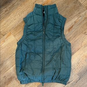 FP Movement by Free People Green Quilted Vest